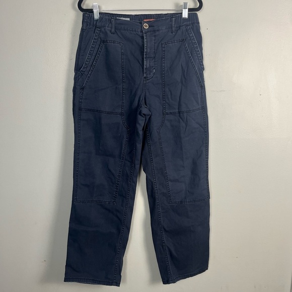 Anthropologie Pilcro The Roamer Relaxed Utility Pants size 28 navy - Picture 1 of 5